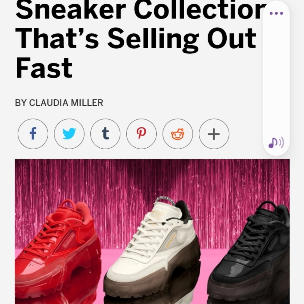 Cardi B Club Reeboks - Picture 6 of 8